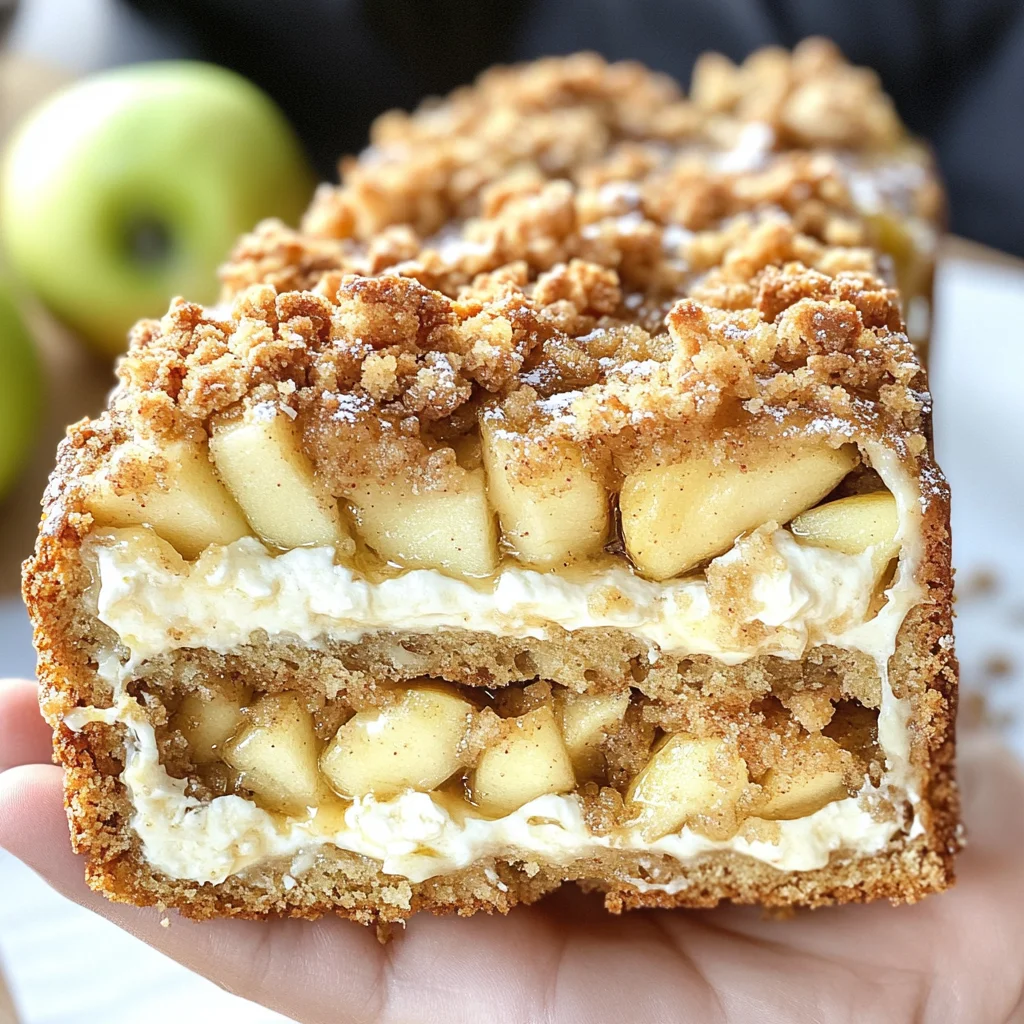Apple Crisp Cheesecake Bread