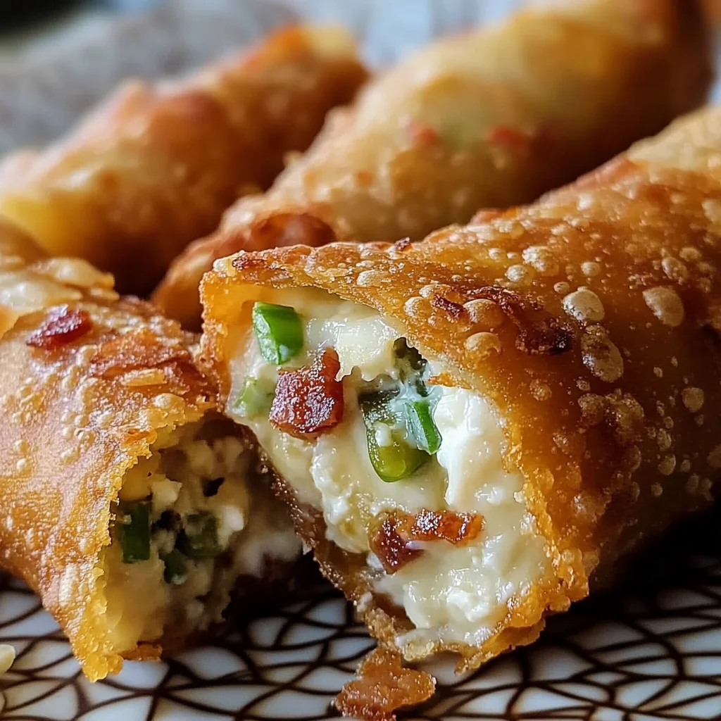 Bacon Jalapeño Eggrolls