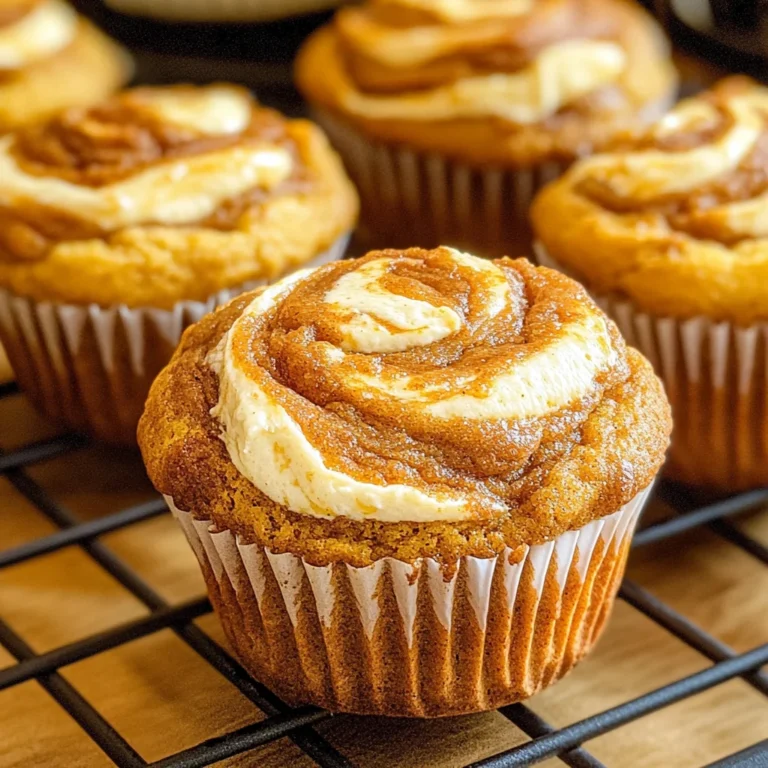 Best Swirled Pumpkin Cream Cheese Muffins