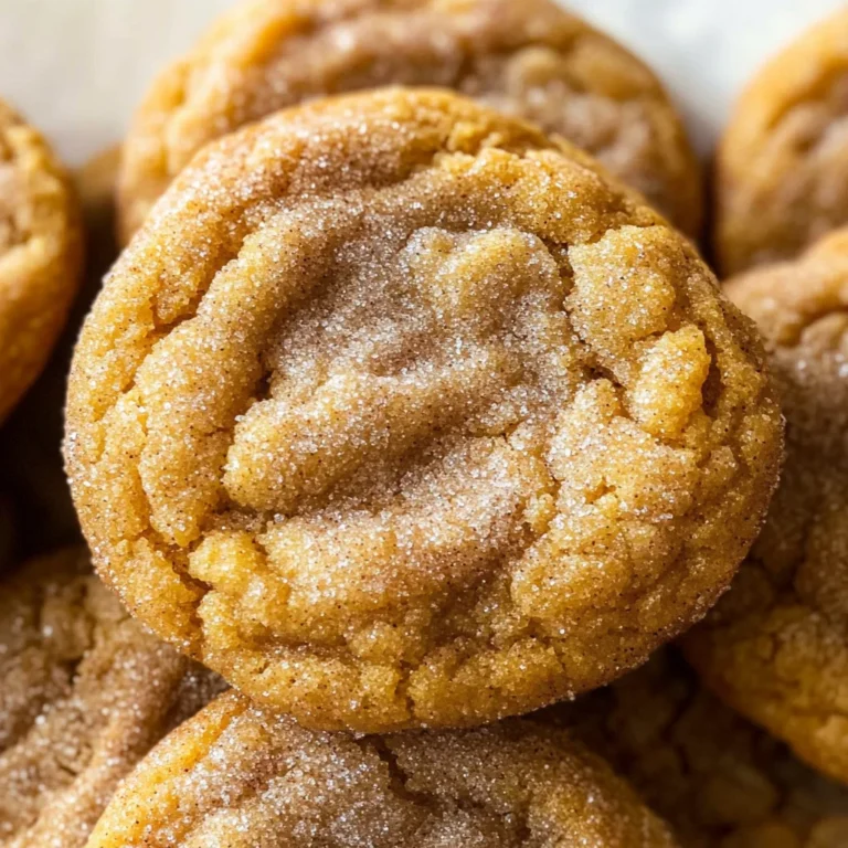 Chewy Pumpkin Snickerdoodle Cookies