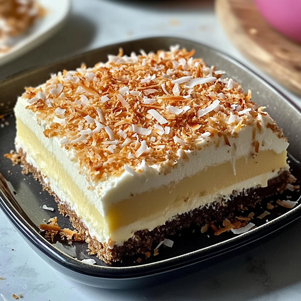 Coconut Cream Lush: A Creamy, No-Bake Dessert for Every Occasion