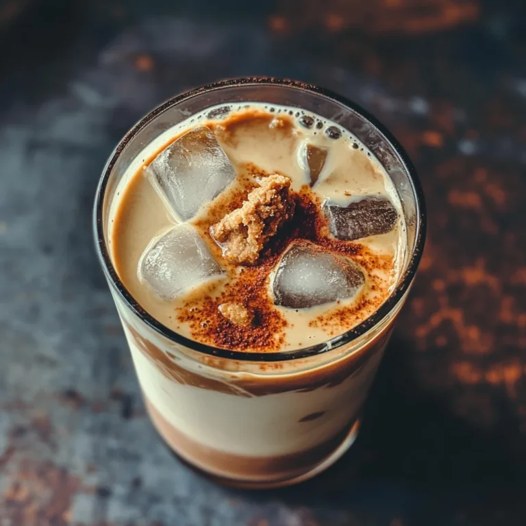 Cookie Butter Iced Chai Latte