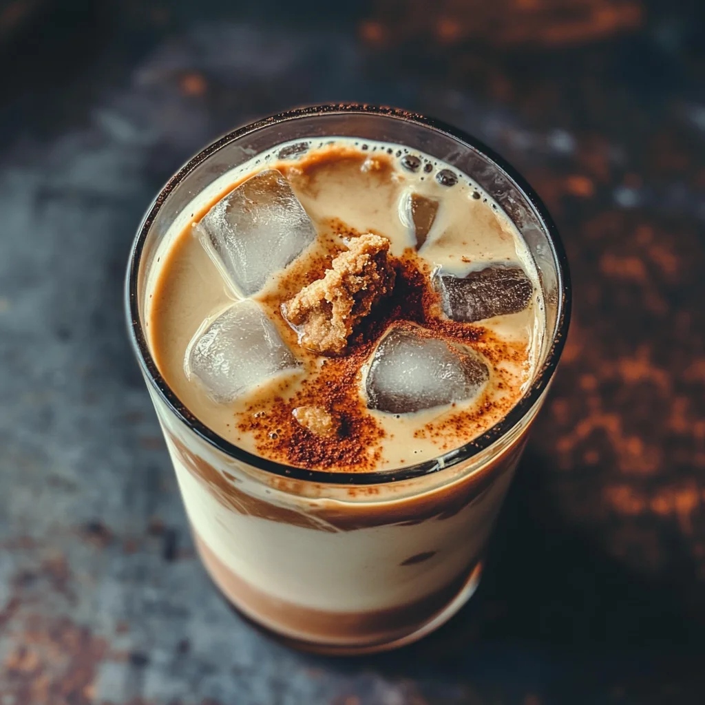 Cookie Butter Iced Chai Latte