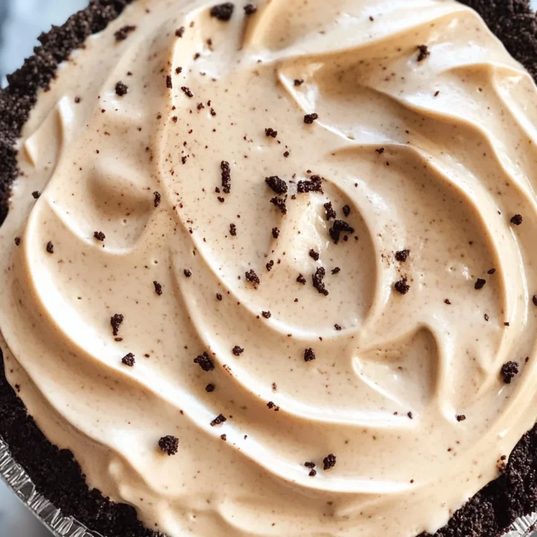 Creamy Coffee Pie Recipe (No Bake, 6 Ingredients)
