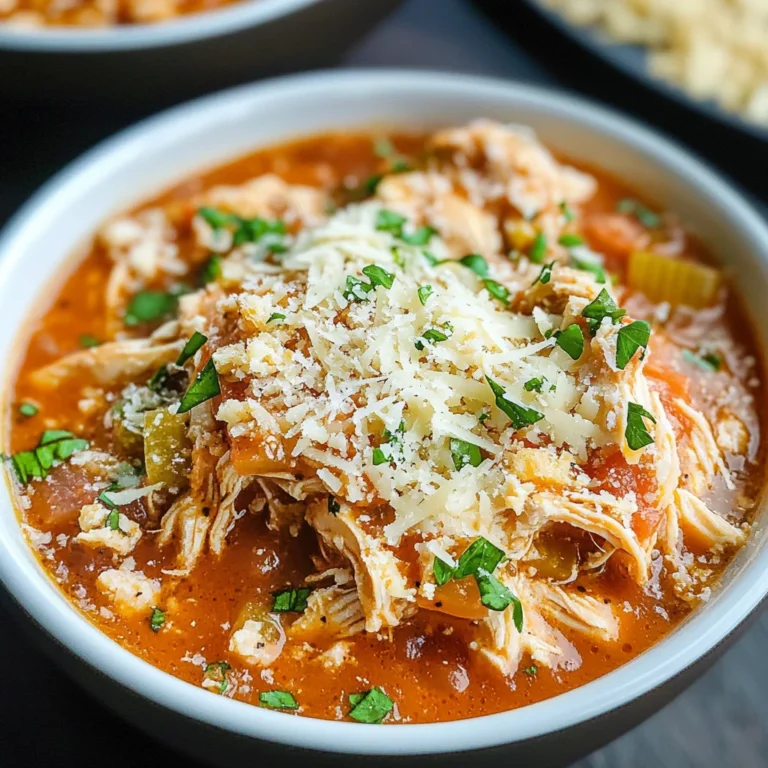 Crockpot Chicken Parmesan Soup Recipe