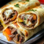 Delicious Keto Philly Cheesesteak Roll Ups