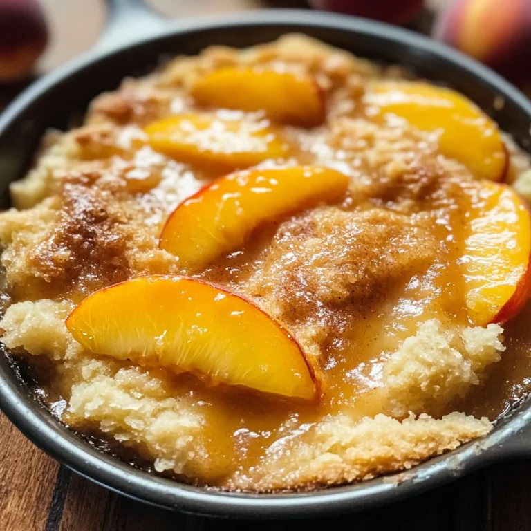 Fresh Peach Cobbler Recipe