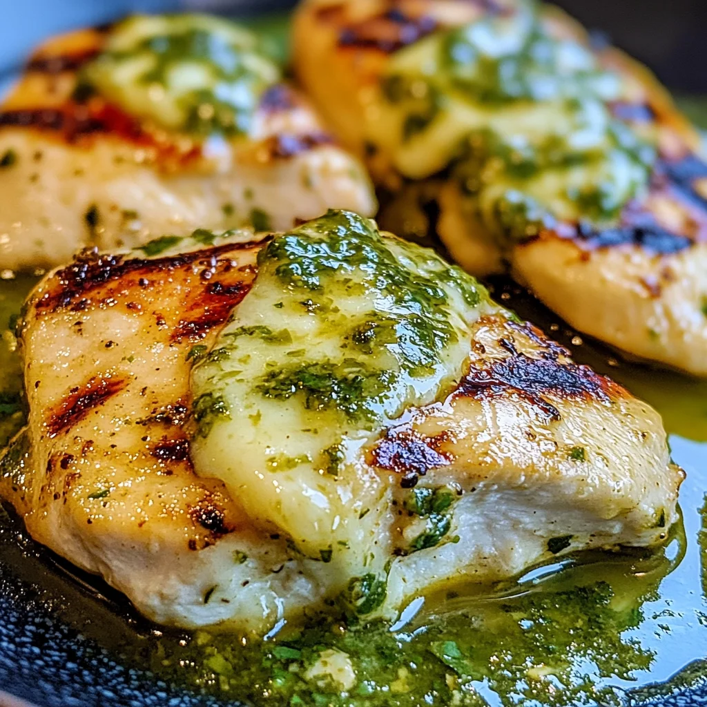 Grilled Salsa Verde Pepper Jack Chicken