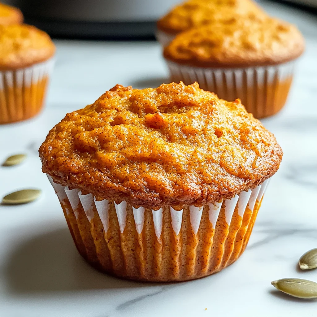 Healthy Greek Yogurt Pumpkin Muffins