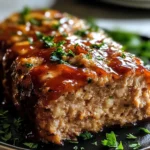 Melt-in-Your-Mouth Garlic Parmesan Chicken Meatloaf