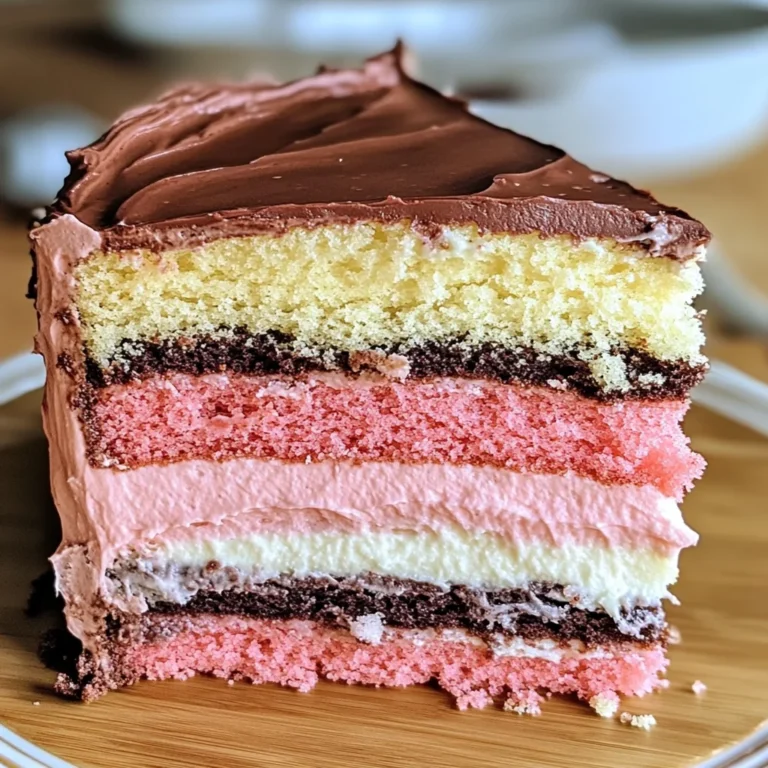 Neapolitan Cake