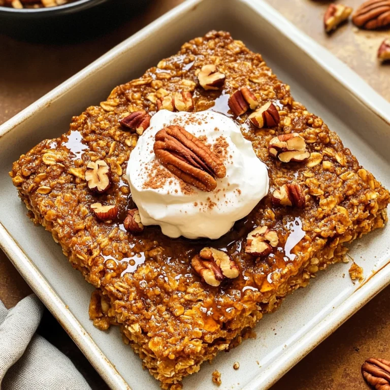 Pumpkin Baked Oatmeal
