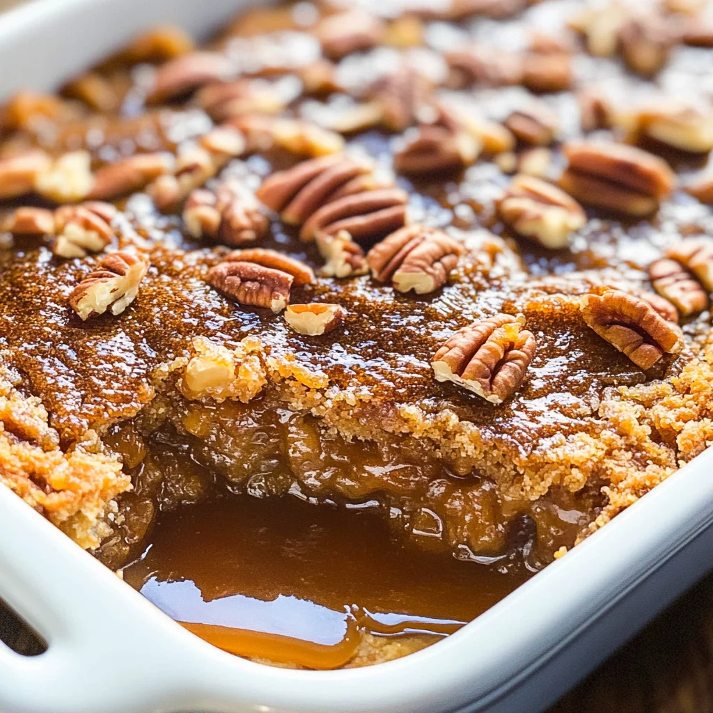 Pumpkin Pecan Cobbler