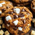 Pumpkin S'mores Cookies