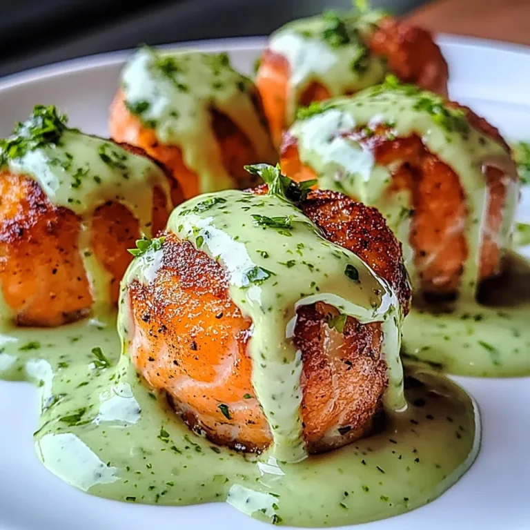 Salmon Balls with Creamy Avocado Sauce: Healthy Dinner Ideas