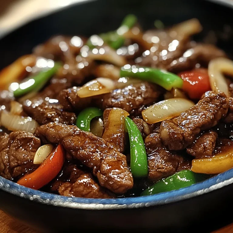 Sizzling Chinese Pepper Steak with Onions