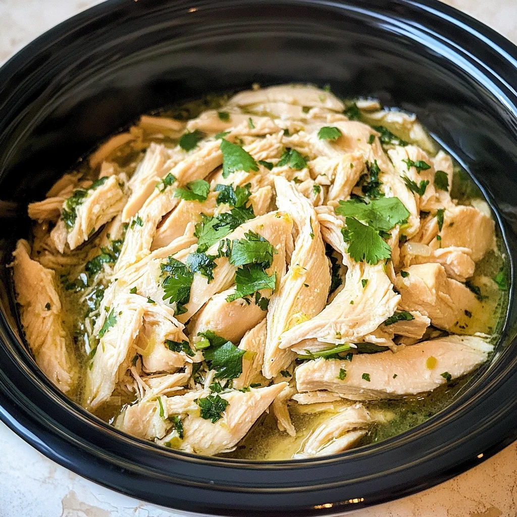 Slow Cooker Cilantro Lime Chicken