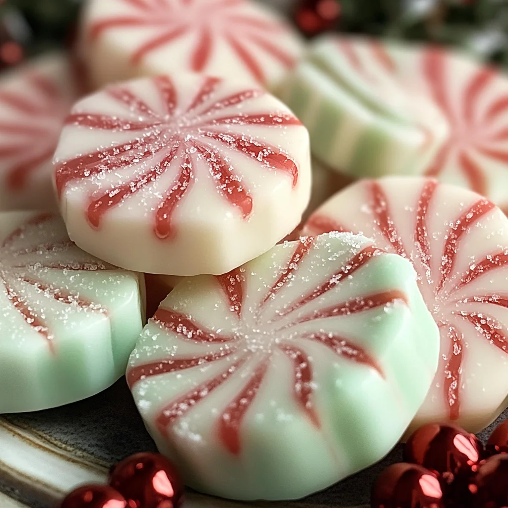 Soft Christmas Peppermints (Old-Fashioned Butter Mints)