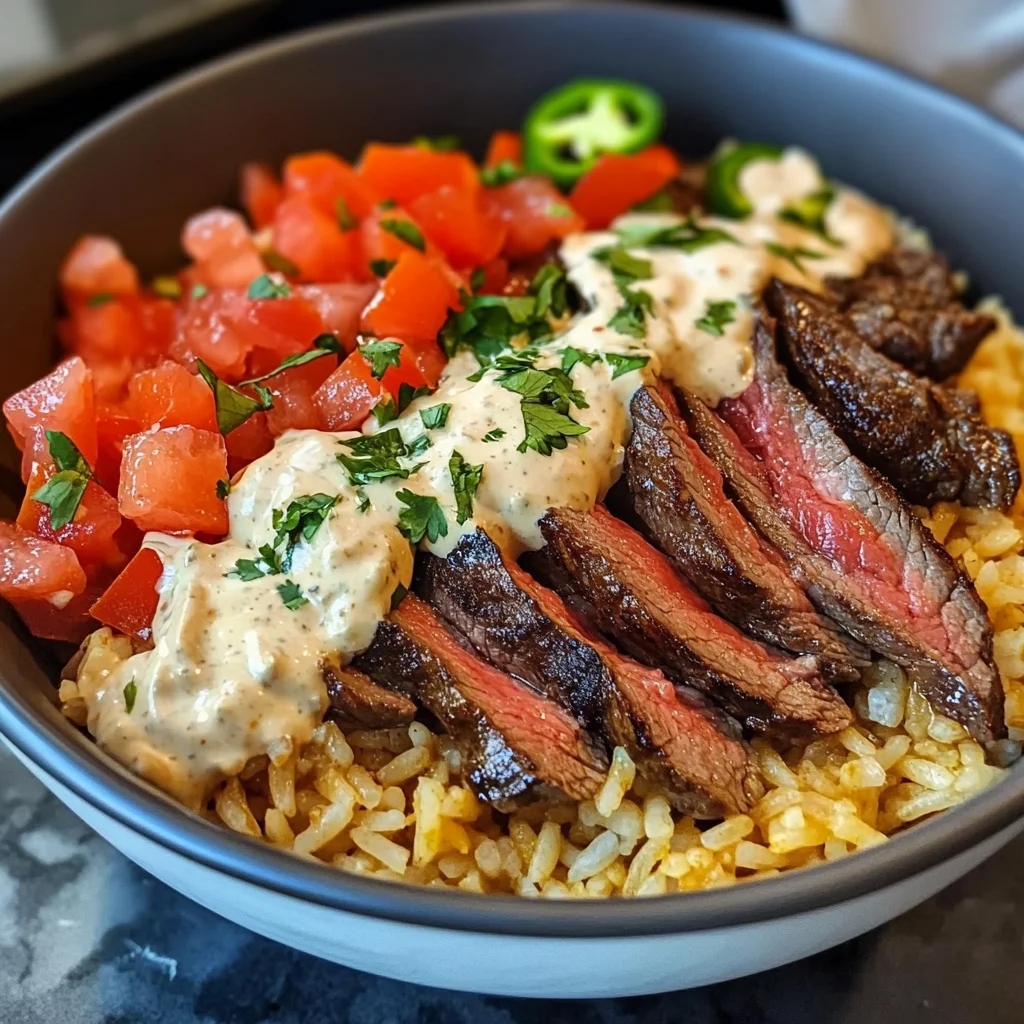 Steak Queso Rice : A Flavorful Recipe