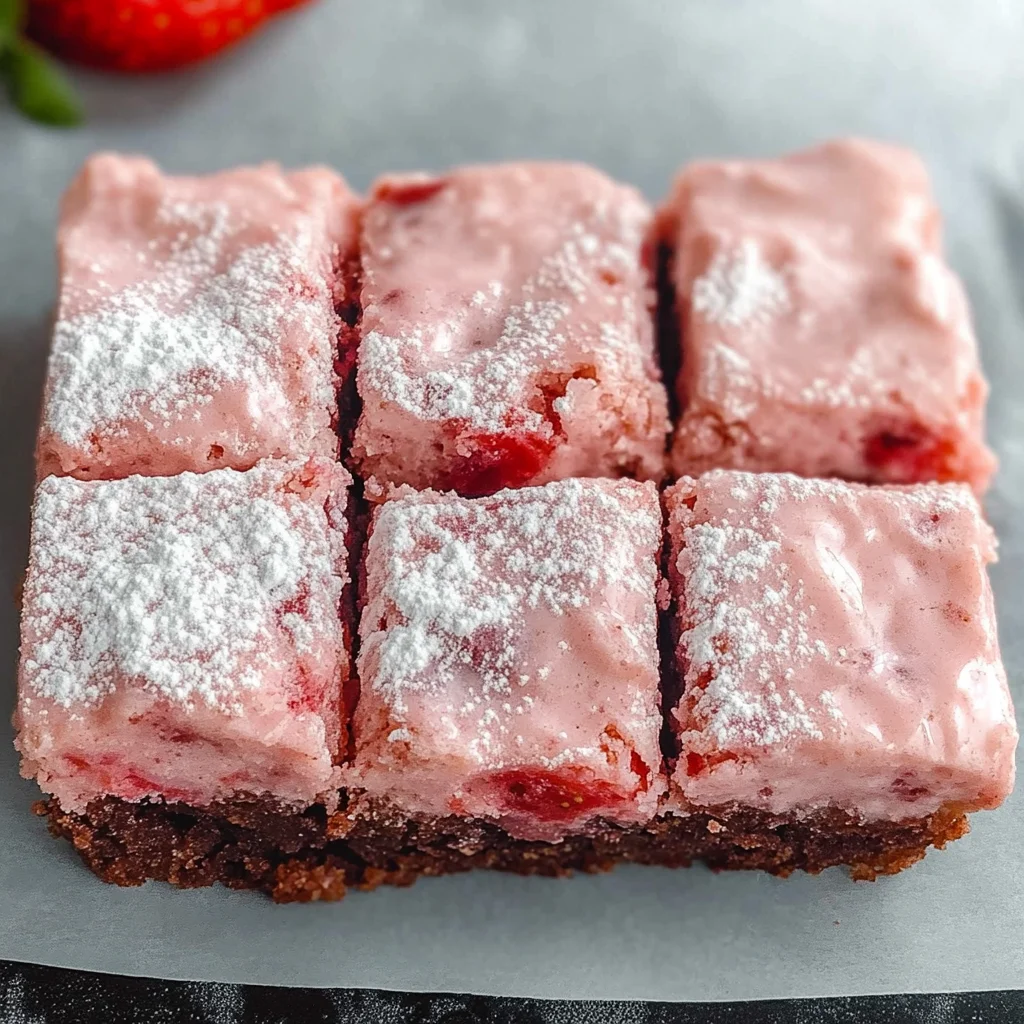 Strawberry Brownies