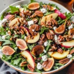 Apple Arugula Salad With Maple Pecans