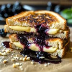 Balsamic Blackberry Brie Grilled Cheese