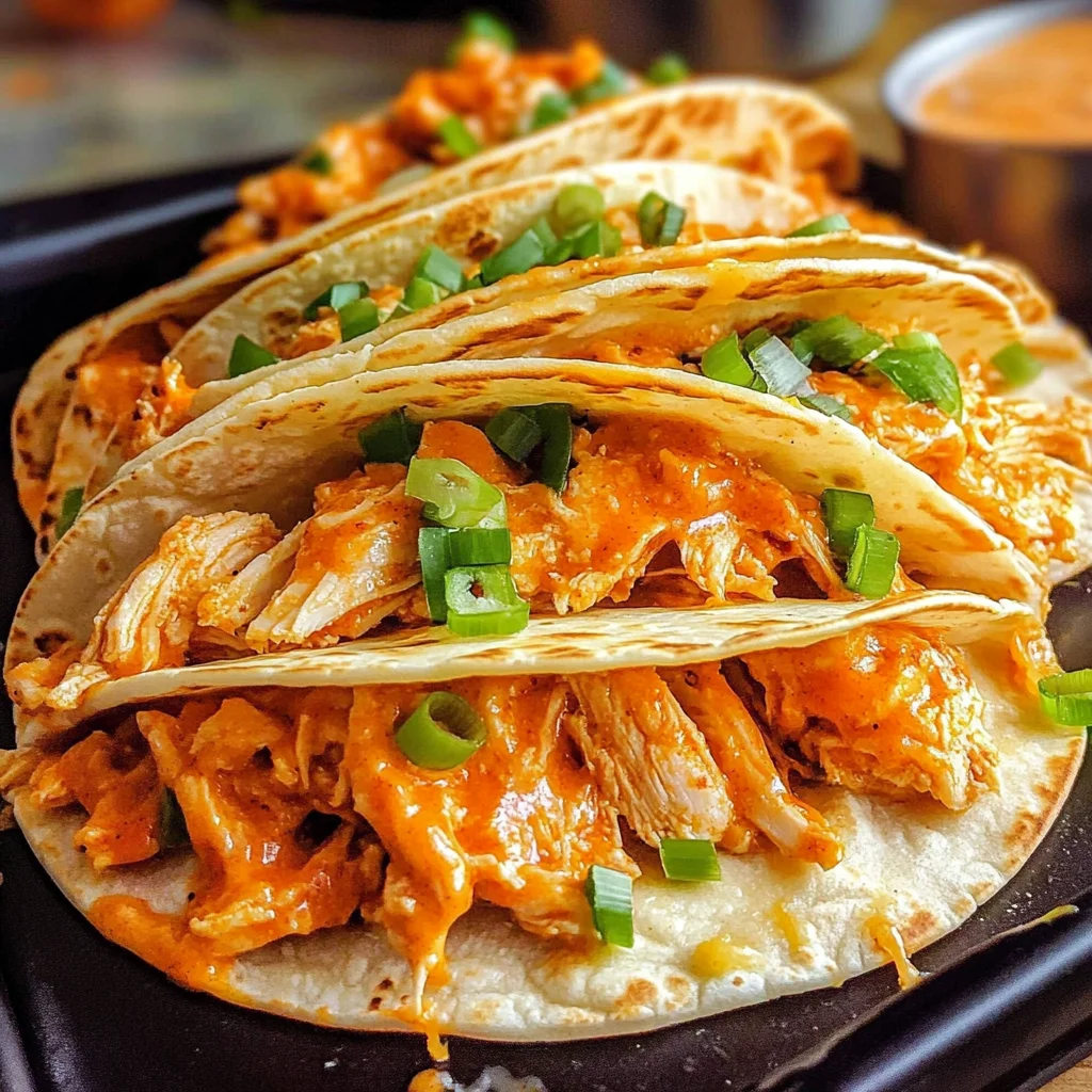 Buffalo Chicken Tacos Recipe