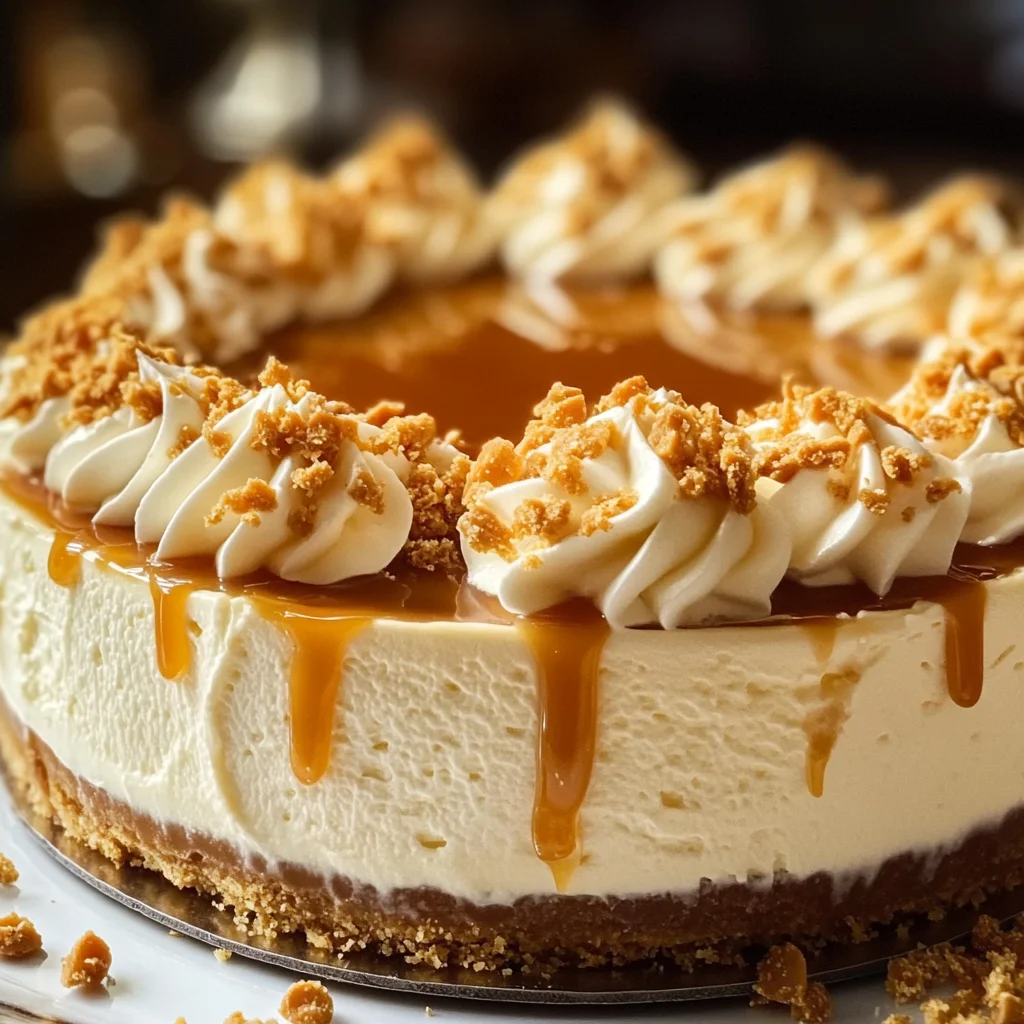 Butterbeer cheesecake