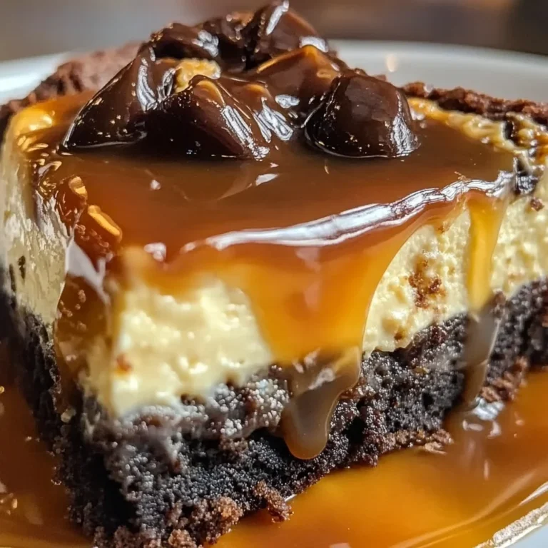 Caramel Brownie Cheesecake