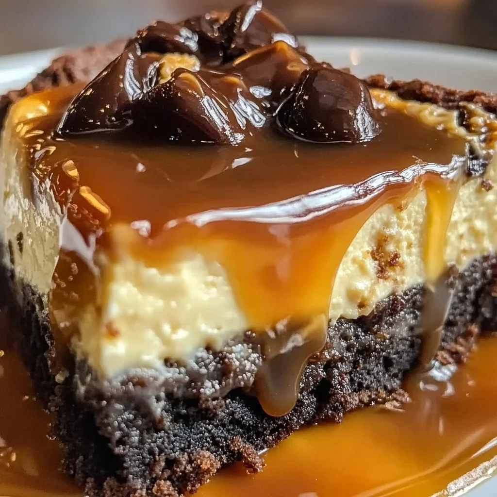 Caramel Brownie Cheesecake