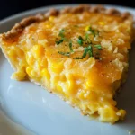 Cheddar Sweet Corn Pie