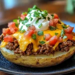 Cheesy Taco Potatoes