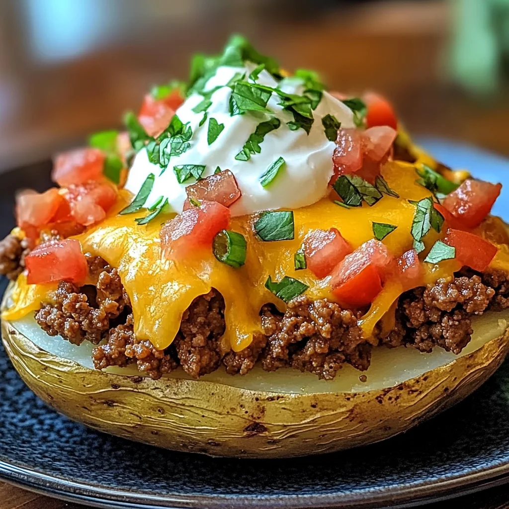 Cheesy Taco Potatoes