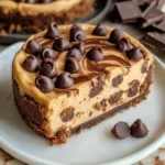 Chocolate Peanut Butter Swirl Cheesecake