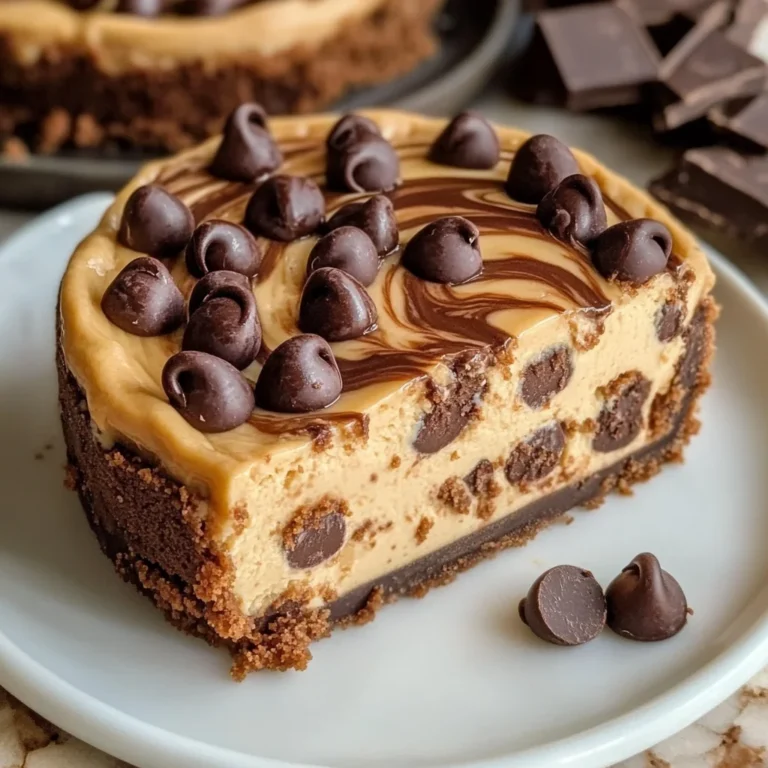 Chocolate Peanut Butter Swirl Cheesecake