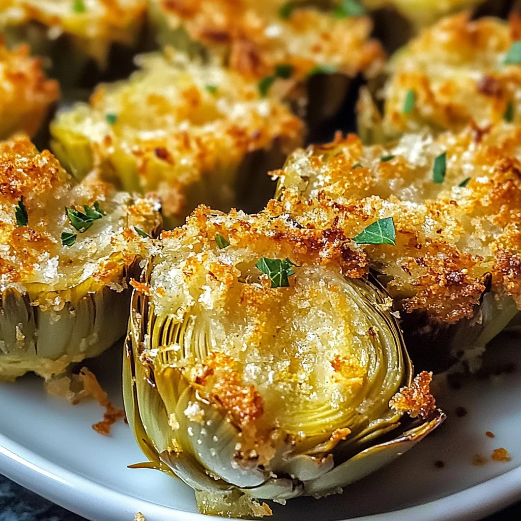 Crispy Parmesan Artichoke Hearts