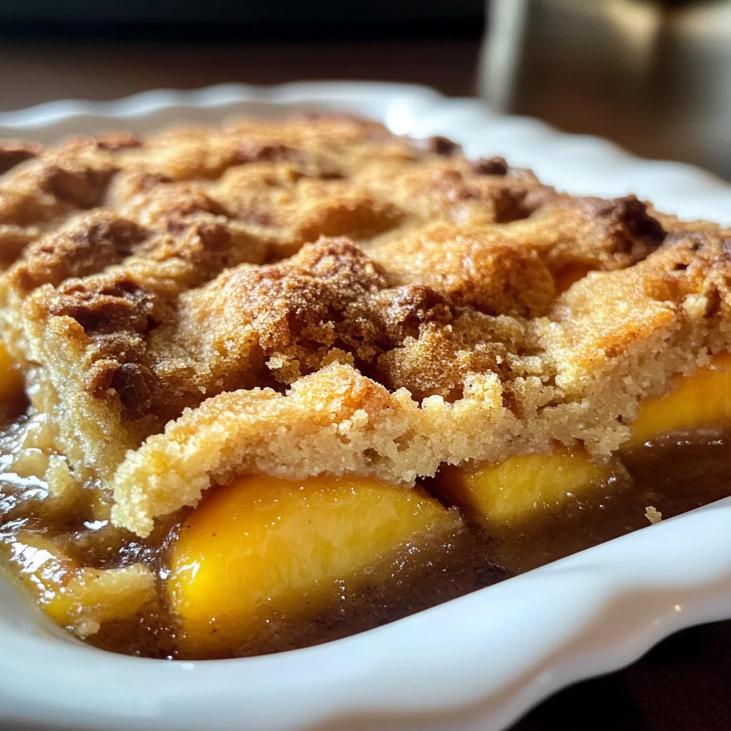 Divine Brown Butter Peach Cobbler: 5-Ingredient Magic