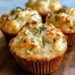 Easy Garlic Rosemary Focaccia Muffins