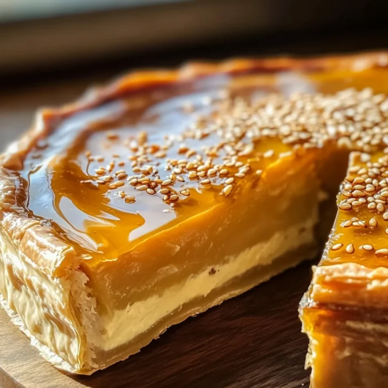 Golden Greek Honey Pie (Melopita)