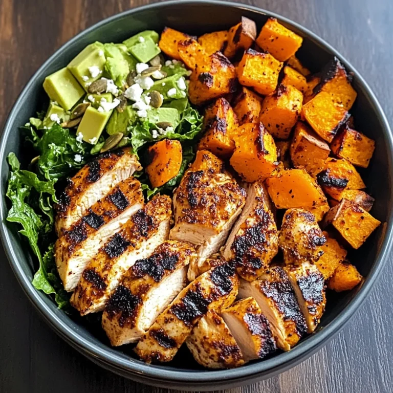 Grilled Chicken & Sweet Potato Bowl