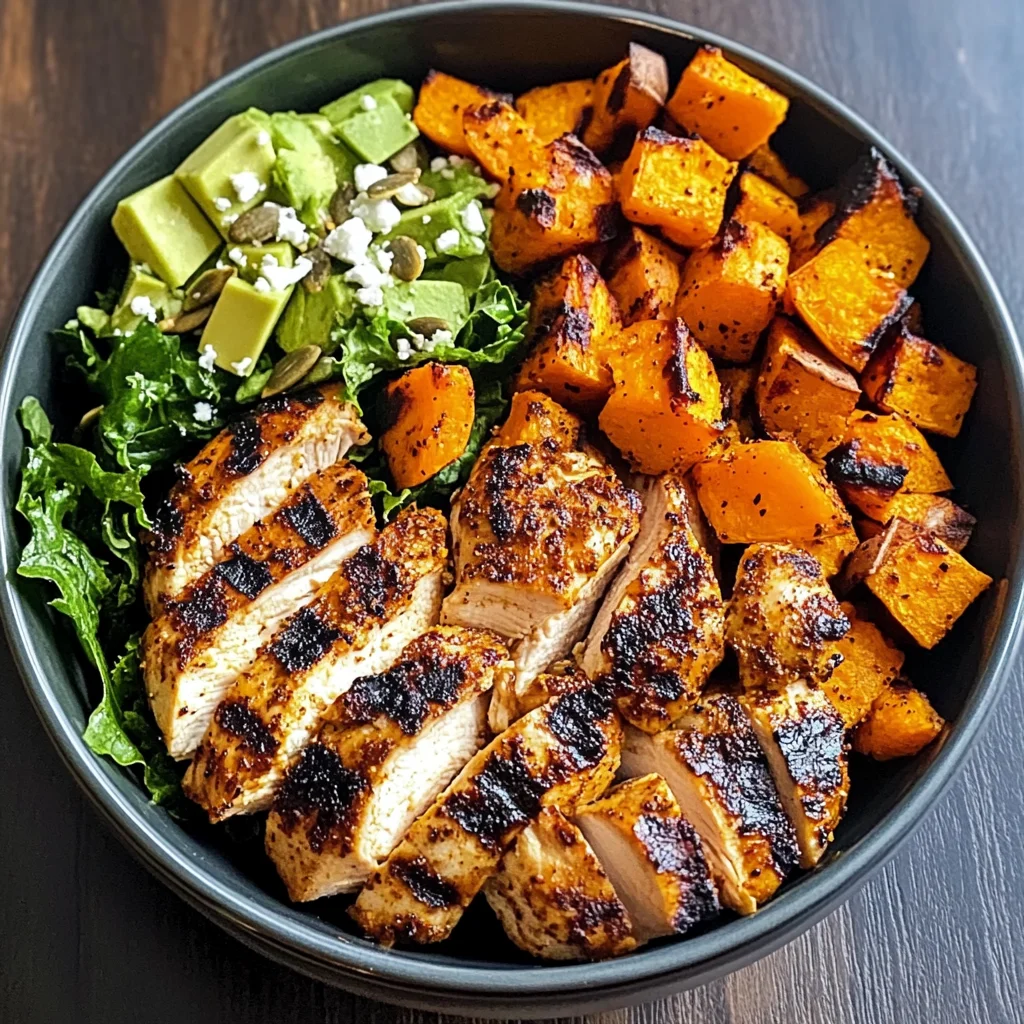 Grilled Chicken & Sweet Potato Bowl