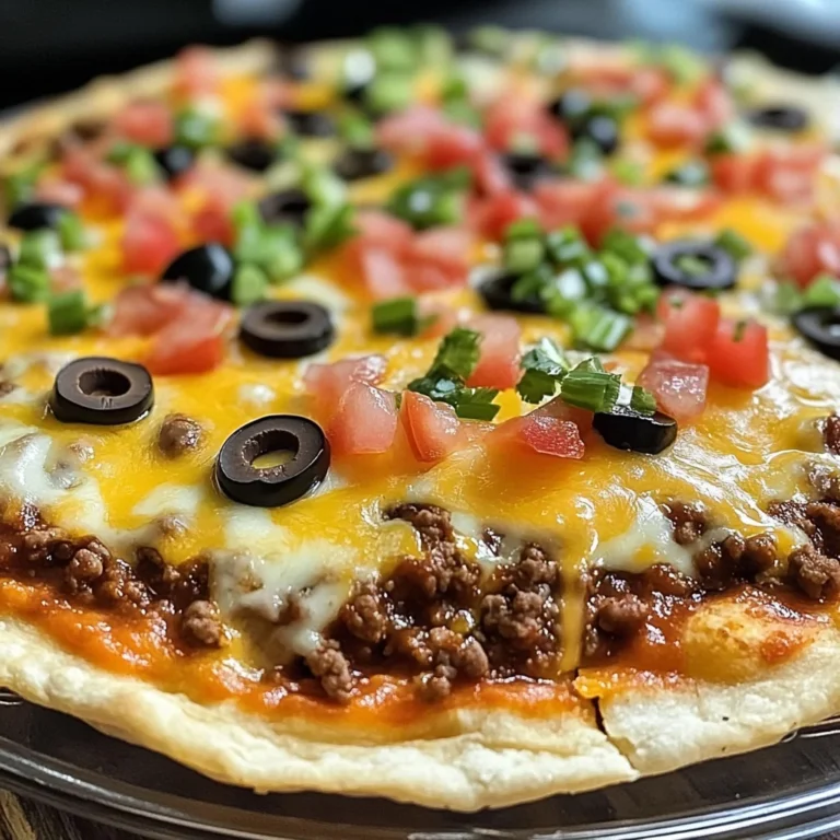Homemade Mexican Pizza