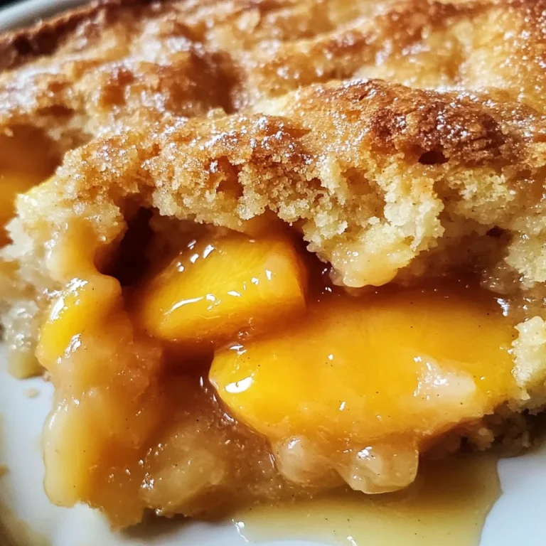 Homemade Peach Cobbler