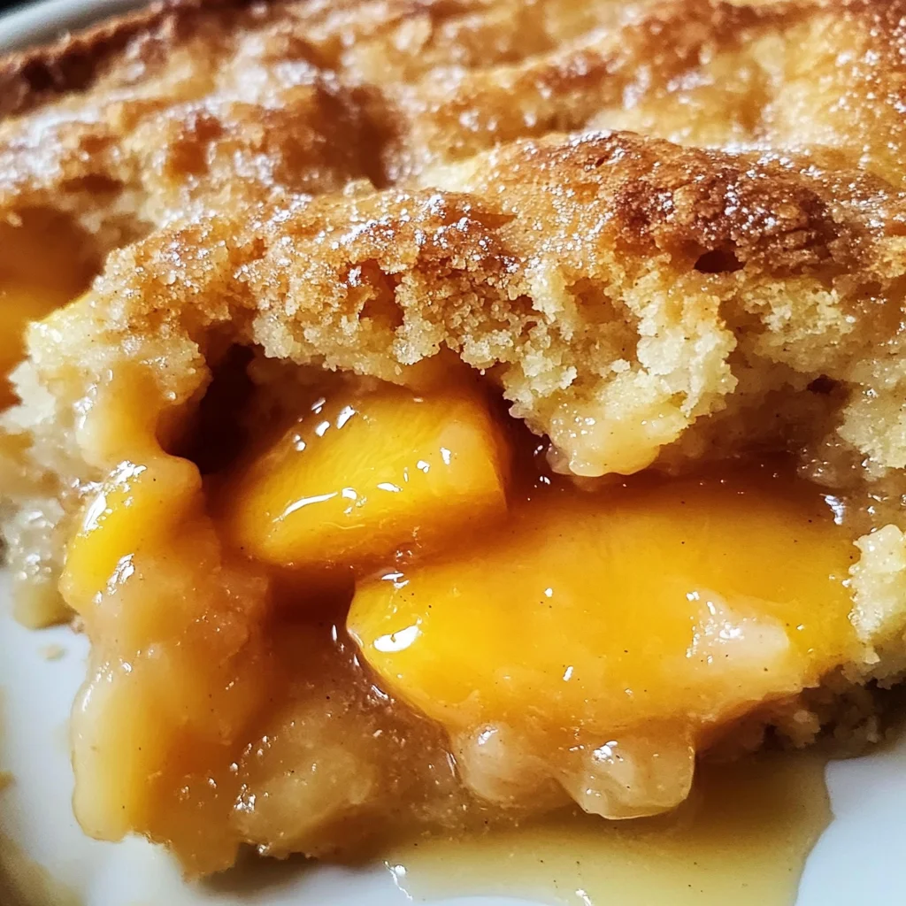 Homemade Peach Cobbler