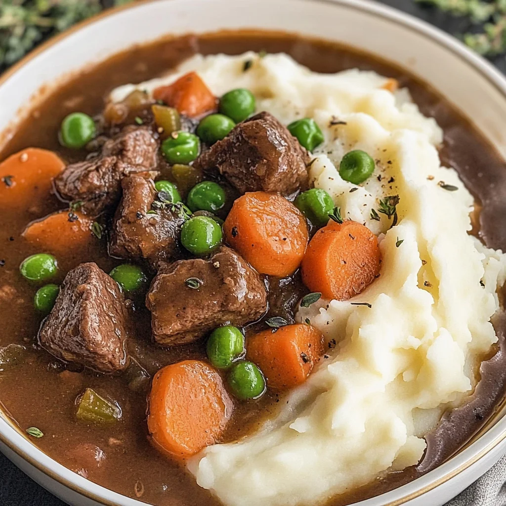Irish Stew With Mashed Potatoes