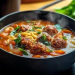 Italian Meatball Soup: Comfort in a Bowl