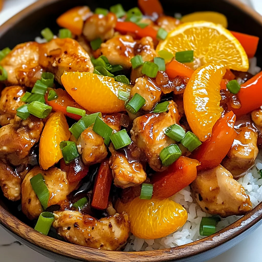 Juicy Blackstone Orange Chicken