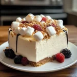 Marshmallow Whip Cheesecake : No-Bake Dream Dessert