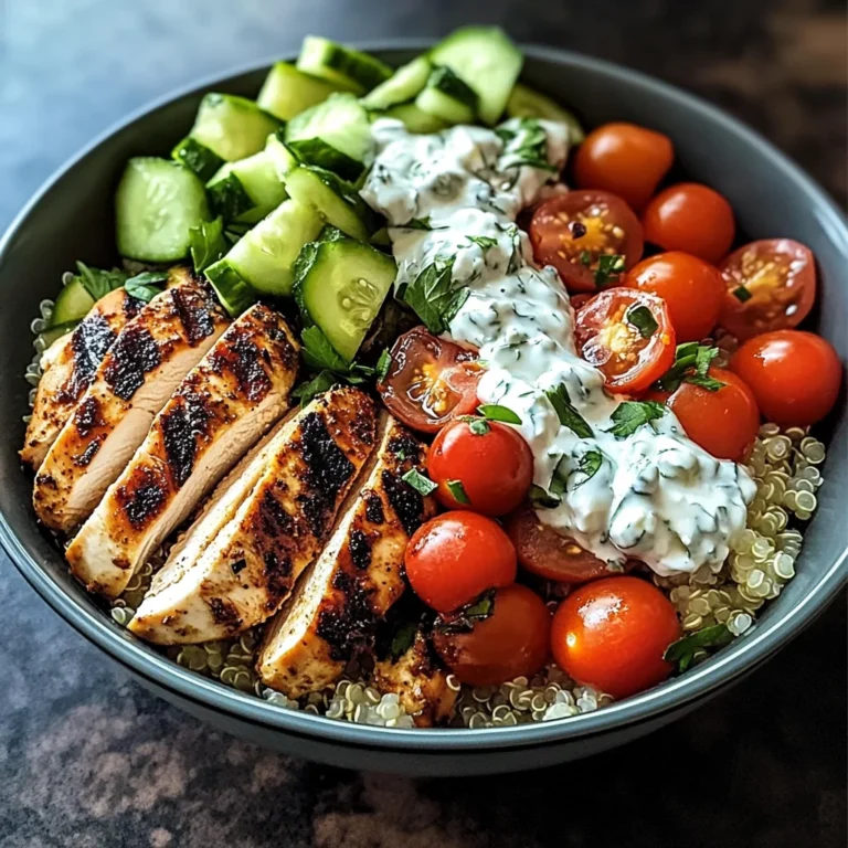 Mediterranean Chicken Bowls