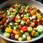 Mediterranean Chickpea Salad with Lemon Vinaigrette: The Best Summer Dish